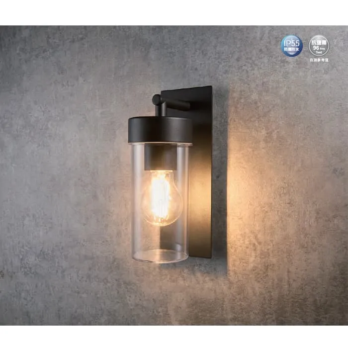 舞光 提娜防水壁燈 附LED-E27-6.5W燈泡 戶外壁燈 庭園燈 E-2384