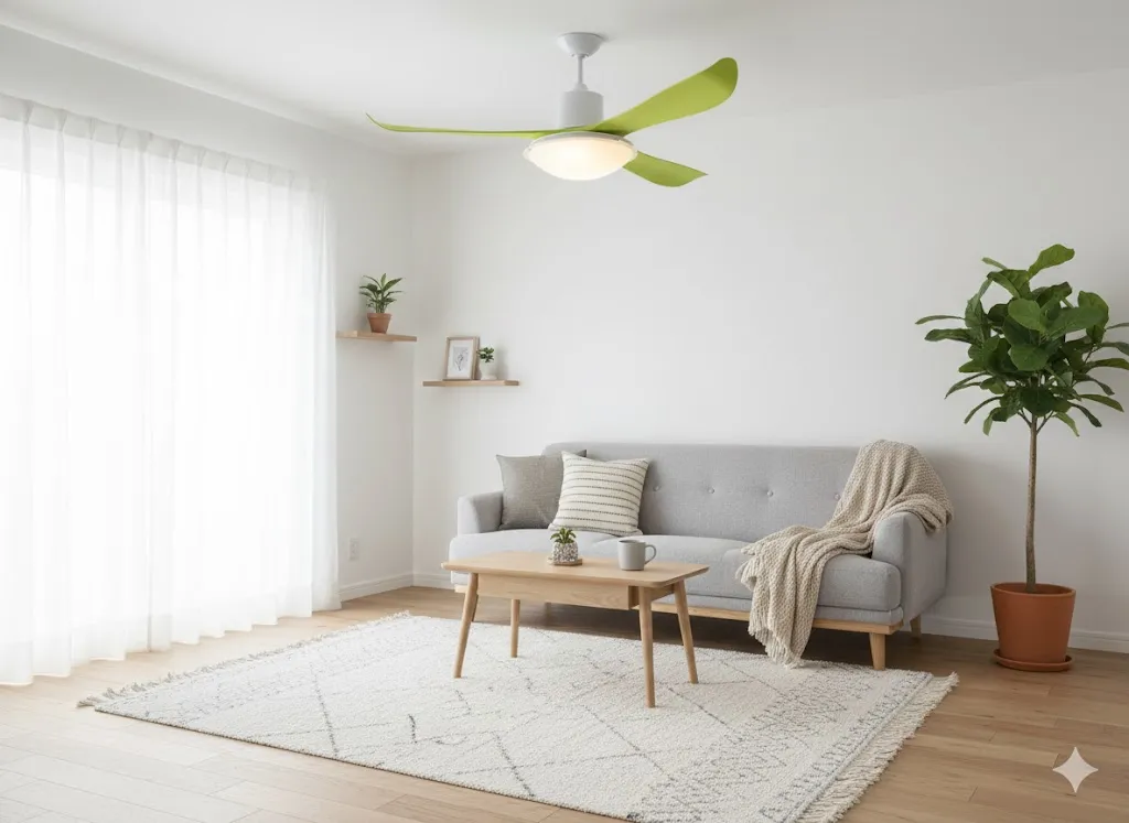 領航者 台灣製吊扇 58吋DC吊扇+LED三色情境燈 附遙控器  芥末綠AS-32077G  檸檬黃AS-32078G  珍珠白AS-32079G  咖啡古AS-32080G