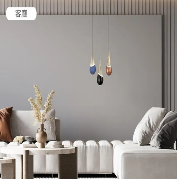 舞光LED 12W 雨露吊燈 1.7米可調式吊線設計 限裝裝潢板使用 D-29302