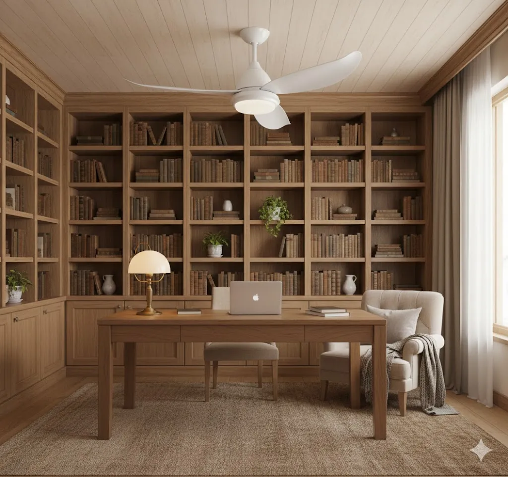 領航者 台灣製吊扇 52吋DC吊扇+LED三色調光燈組 附遙控器  咖啡古AS-32147G 珍珠白AS-32148G  咖啡古 楠木AS-32149G