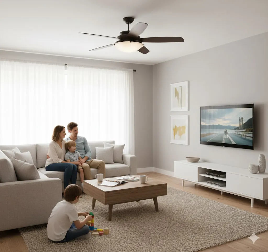 領航者 台灣製吊扇 56吋吊扇+LED三色情境燈 附遙控器 砂鎳銀AS-32119G 珍珠白AS-32120G 非洲古AS-32121G