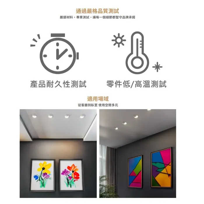 舞光 LED 12W 偏光洗牆崁燈 崁入孔7.5公分 偏光罩可360°調整發光方向 D-7DOW12