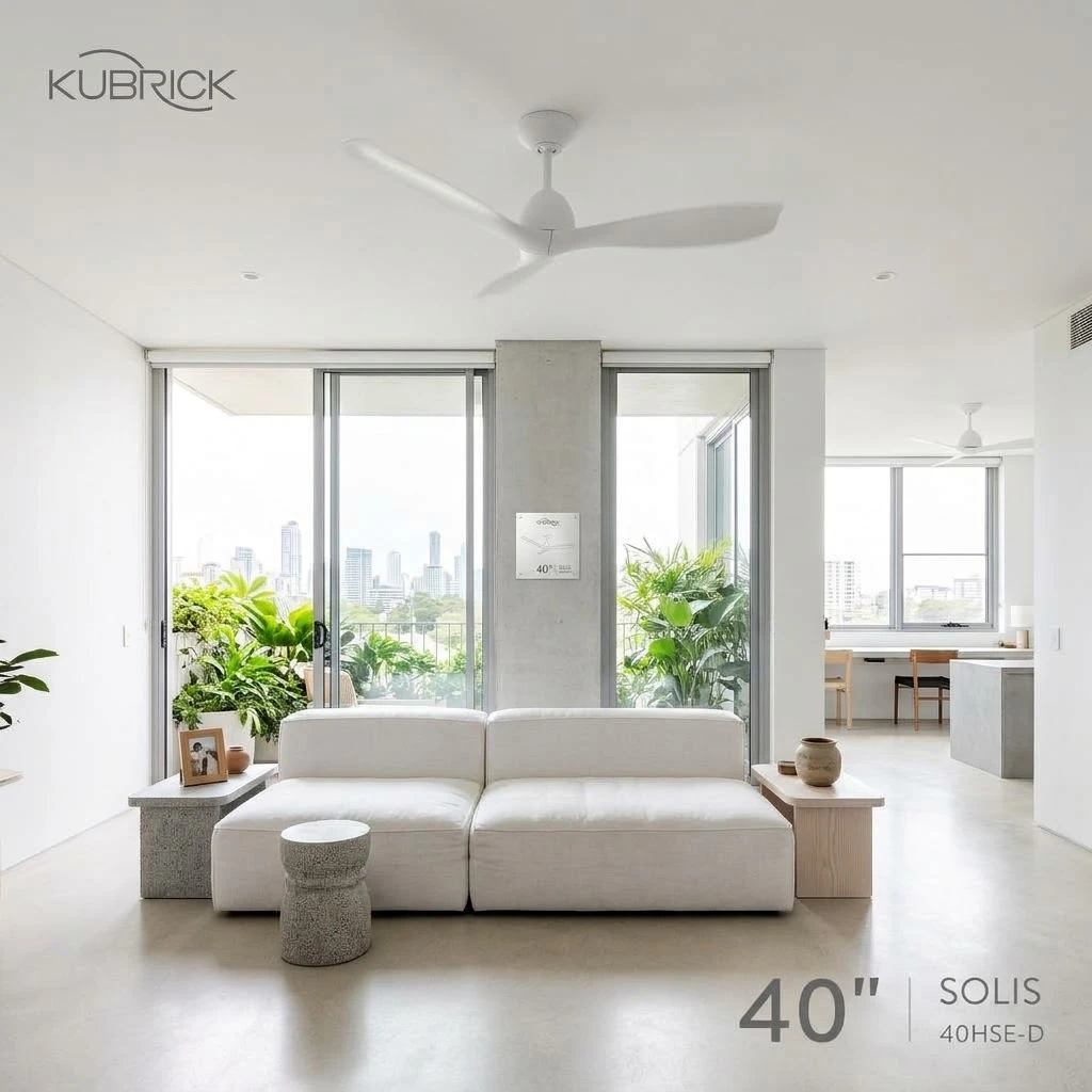 酷必客 SOLIS系列 40吋DC吊扇 40HSE-D 三色可選擇 吊管式