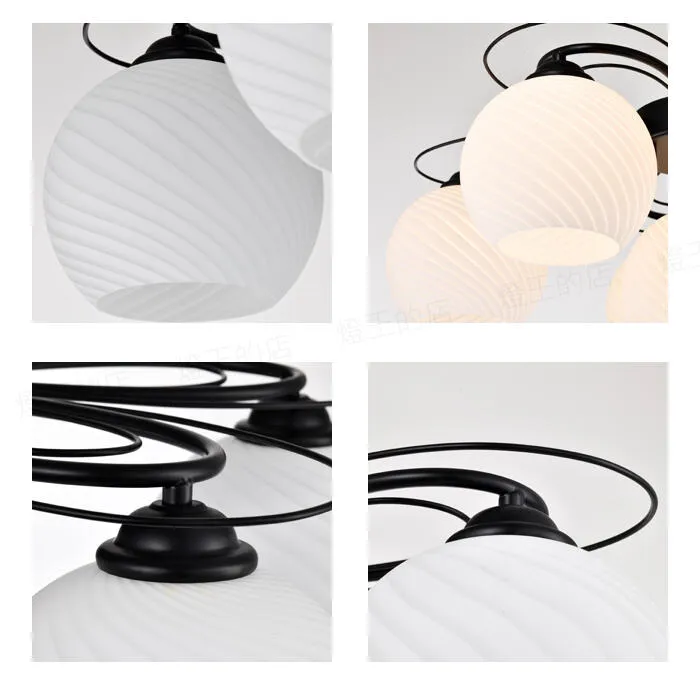 柏拉圖 北歐風 半吸頂燈3+1燈/5+1燈 客廳燈 房間燈 餐廳燈 3+1燈C59-38/3+1  5+1燈C59-38/5+1