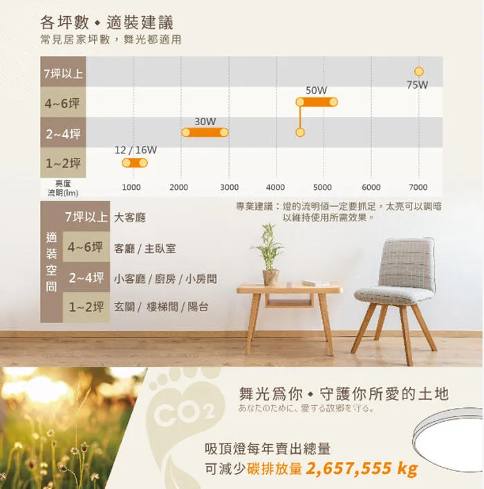 舞光 LED 12W/18W 吸頂燈 (LED-21028/LED-21029) 白框/黑框 多款可選