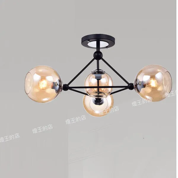 柏拉圖 半吸頂燈3+1燈 5+1燈  附IC 客廳燈 餐廳燈 房間燈 92152 92151