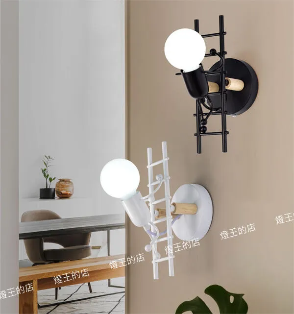 柏拉圖 壁燈 走道燈 床頭燈 童趣壁燈 黑色 617-B 白色 617-W