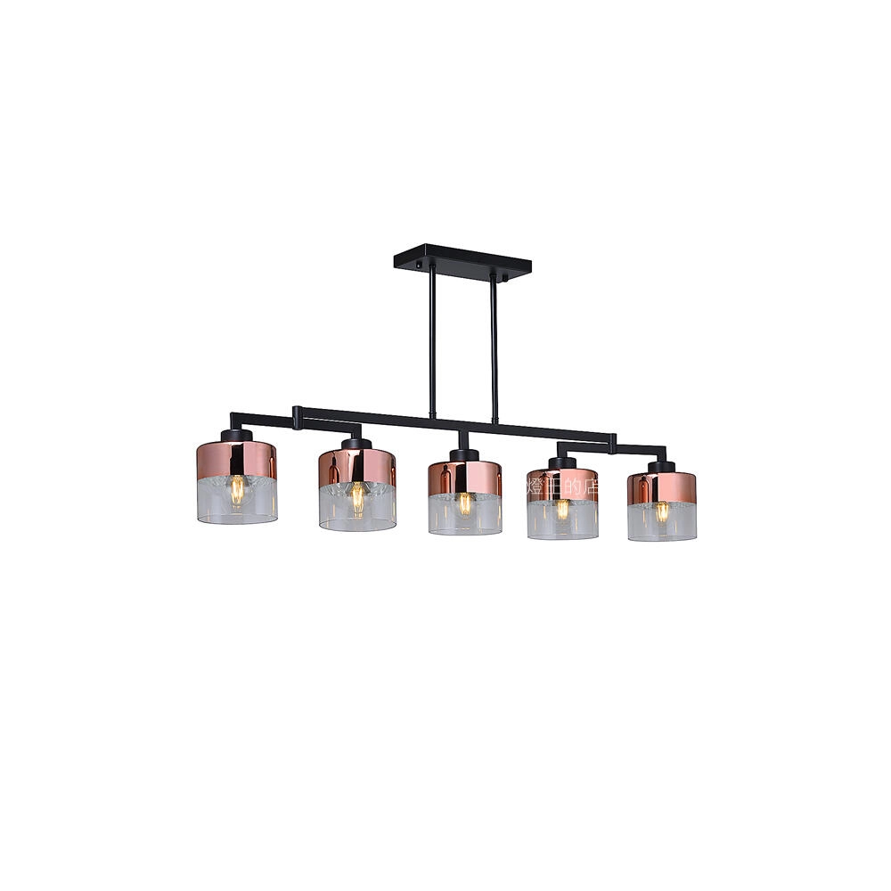 柏拉圖 設計師新款 吊燈5燈 角度可調整 客廳燈 餐廳燈 吧檯燈 C59-05