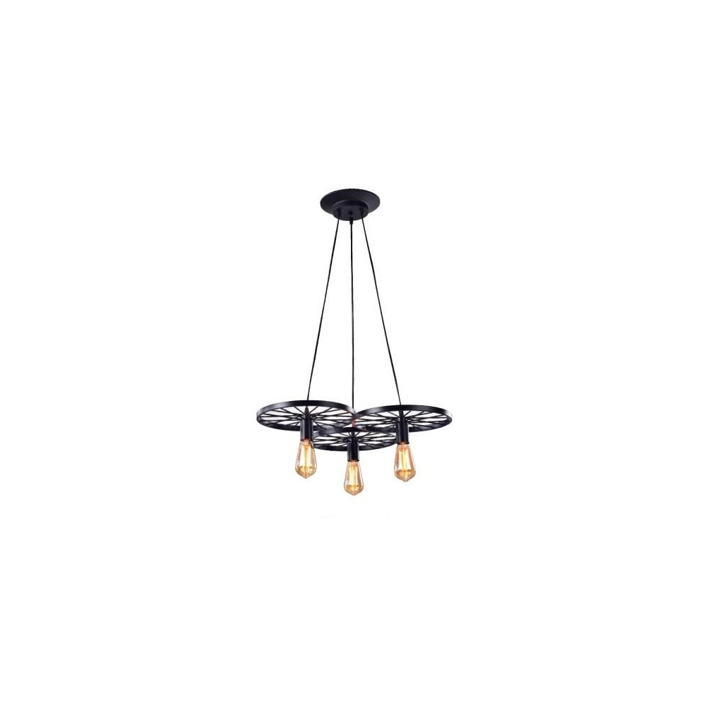 柏拉圖 愛迪生現代工業風系列 吊燈3燈 餐吊燈 9806712