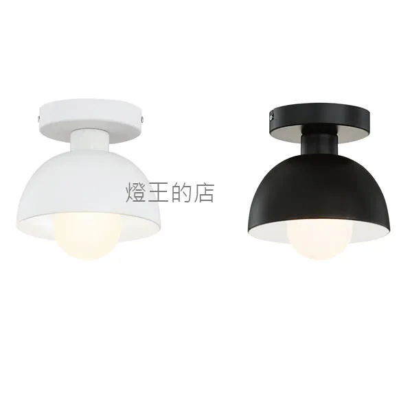 柏拉圖 工業風 玄關燈 陽台 走道燈 吸頂燈1燈 白色C59-01W  黑色C59-01B