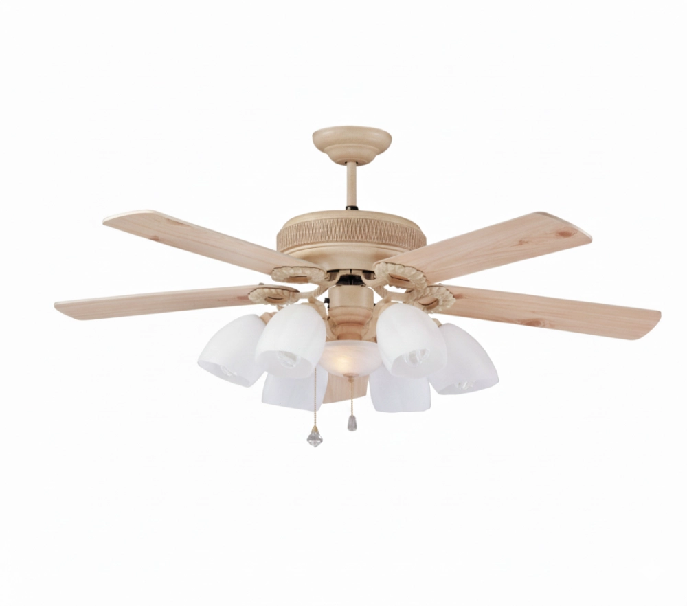 領航者 台灣製吊扇 60吋吊扇+吊扇燈6+1燈 AS-32019+AS-32020