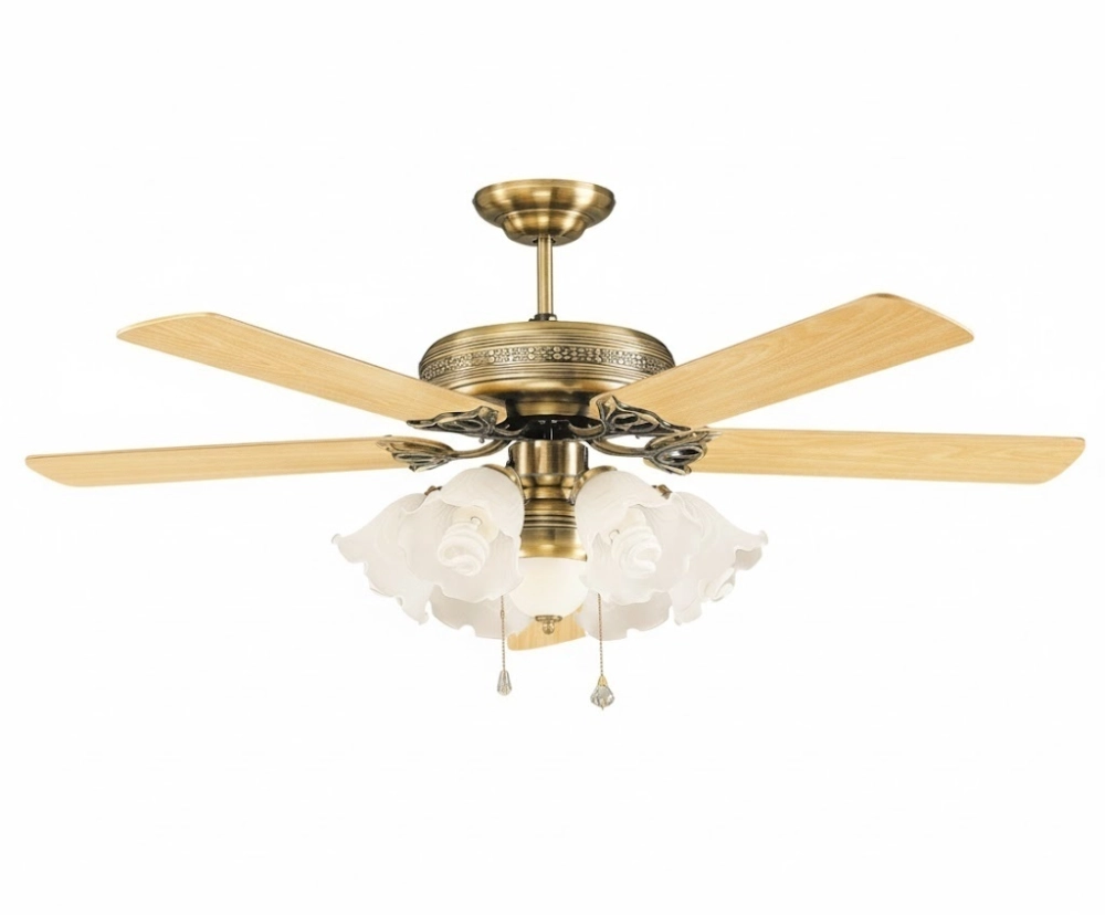 領航者 台灣製吊扇 60吋吊扇+吊扇燈6+1燈 AS-32027+AS-32028