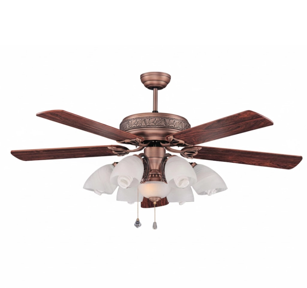 領航者 台灣製吊扇 60吋吊扇+吊扇燈6+1燈 AS-32039+AS-32040