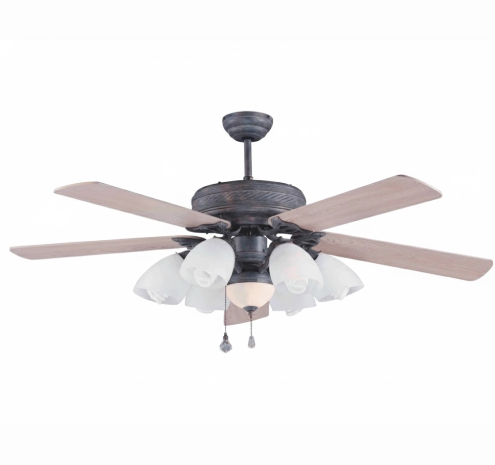 領航者 台灣製吊扇 60吋吊扇+吊扇燈6+1燈 AS-32043+AS-32044