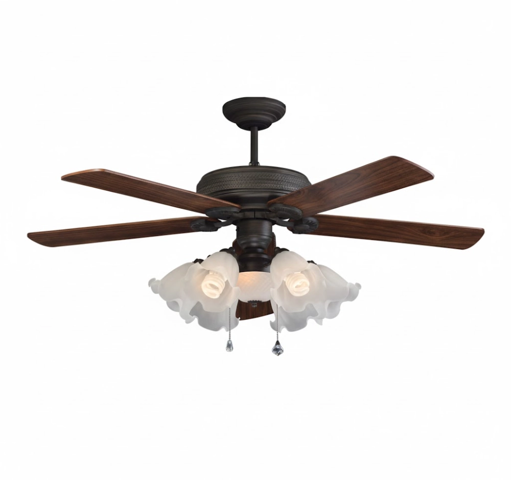 領航者 台灣製吊扇 60吋吊扇+吊扇燈6+1燈 AS-32055+AS-32056