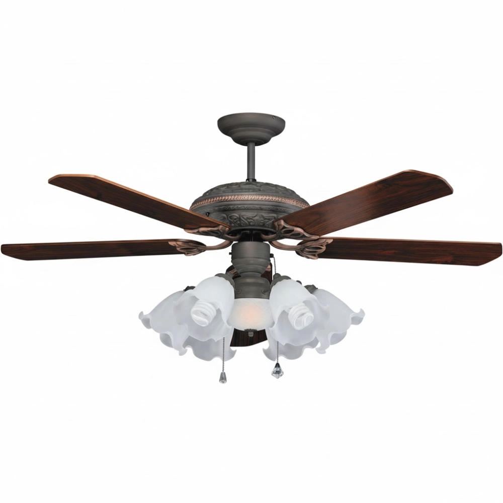 領航者 台灣製吊扇 60吋吊扇+吊扇燈6+1燈 AS-32065+AS-32066