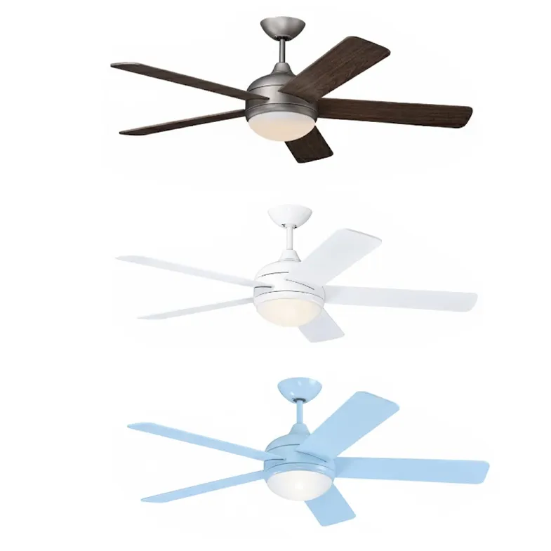 領航者 台灣製吊扇 52吋DC吊扇+LED三色情境燈 附遙控器 古白臘 胡桃木AS-32155G 珍珠白AS-32156G 海水藍AS-32157G