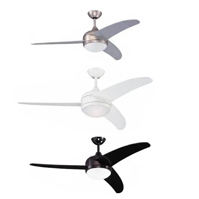 領航者 台灣製吊扇 52吋吊扇+LED三色調光燈組 附遙控器  霧鋁銀AS-32183G 珍珠白AS-32184G 貴族黑AS-32185G