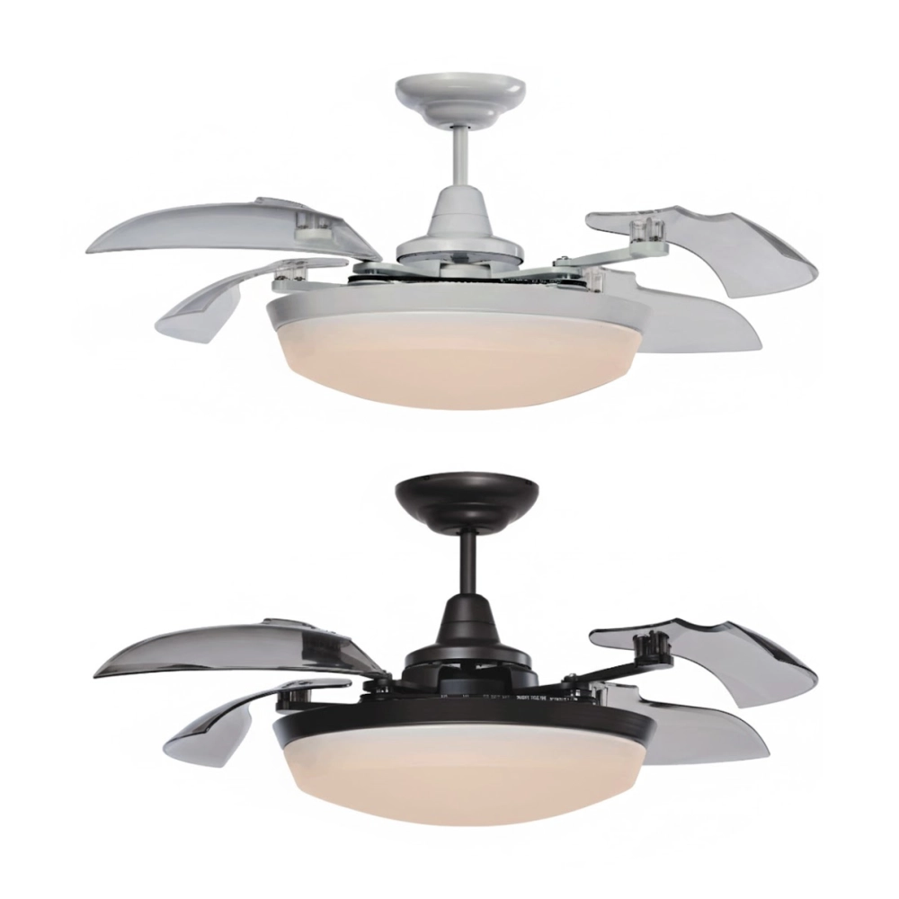 領航者 台灣製吊扇 46吋 DC吊扇+70W LED燈 伸縮扇 珍珠白AS-32293G 咖啡古AS-32294G