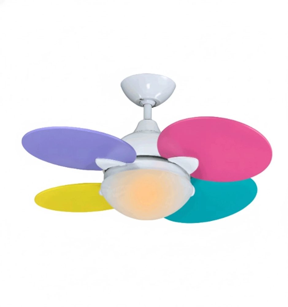 領航者 台灣製吊扇 30吋 吊扇+吊扇燈 附高頻遙控器 四色兒童扇AS-32318G