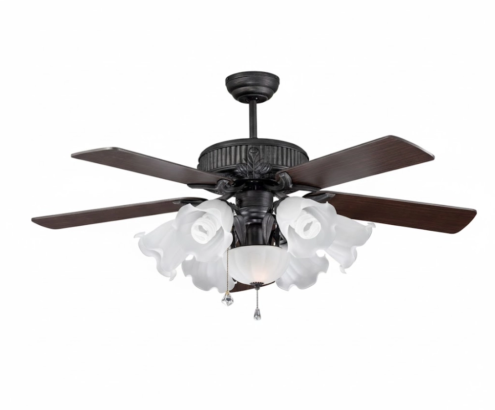 領航者 台灣製吊扇 52吋 吊扇+吊扇燈 AS-32195+AS-32196