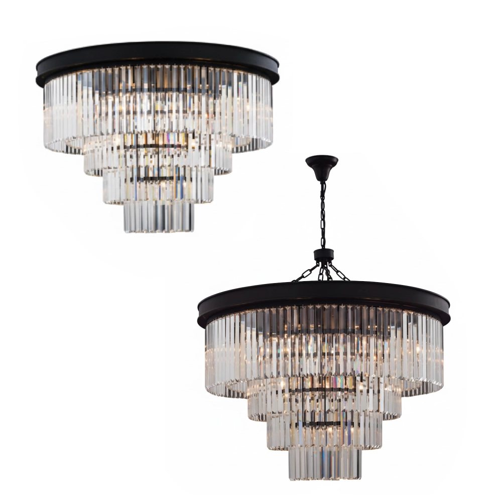 布拉格 水晶吸頂燈/水晶吊燈13燈 大廳 客廳燈 餐廳燈  吸頂燈11359/C13  吊燈11359/H13