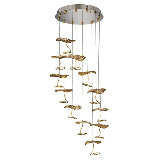 布拉格 銅質吊燈12燈 大廳 客廳燈 餐廳燈 吧枱燈 11376/H12