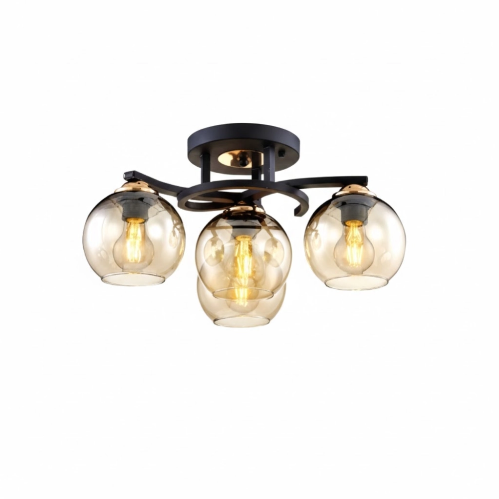 維也納 半吸頂3+1燈 客廳燈 房間燈 餐廳燈 22034