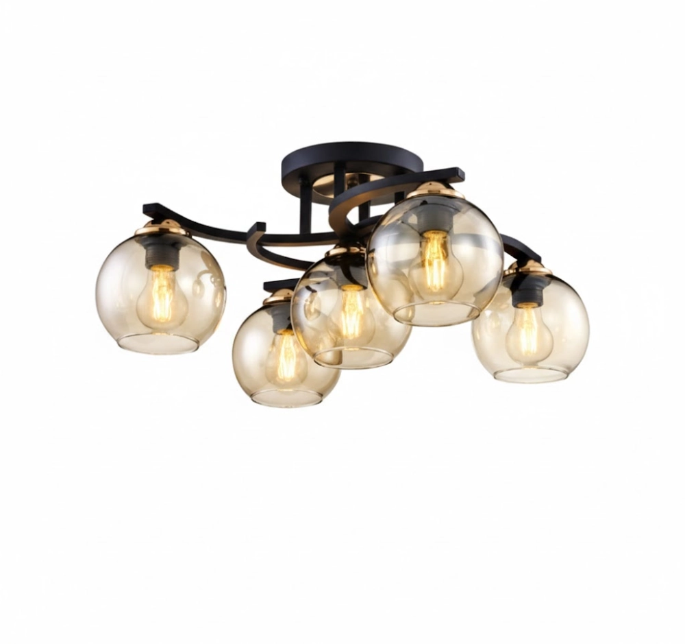 維也納 半吸頂5燈 客廳燈 餐廳燈 22012