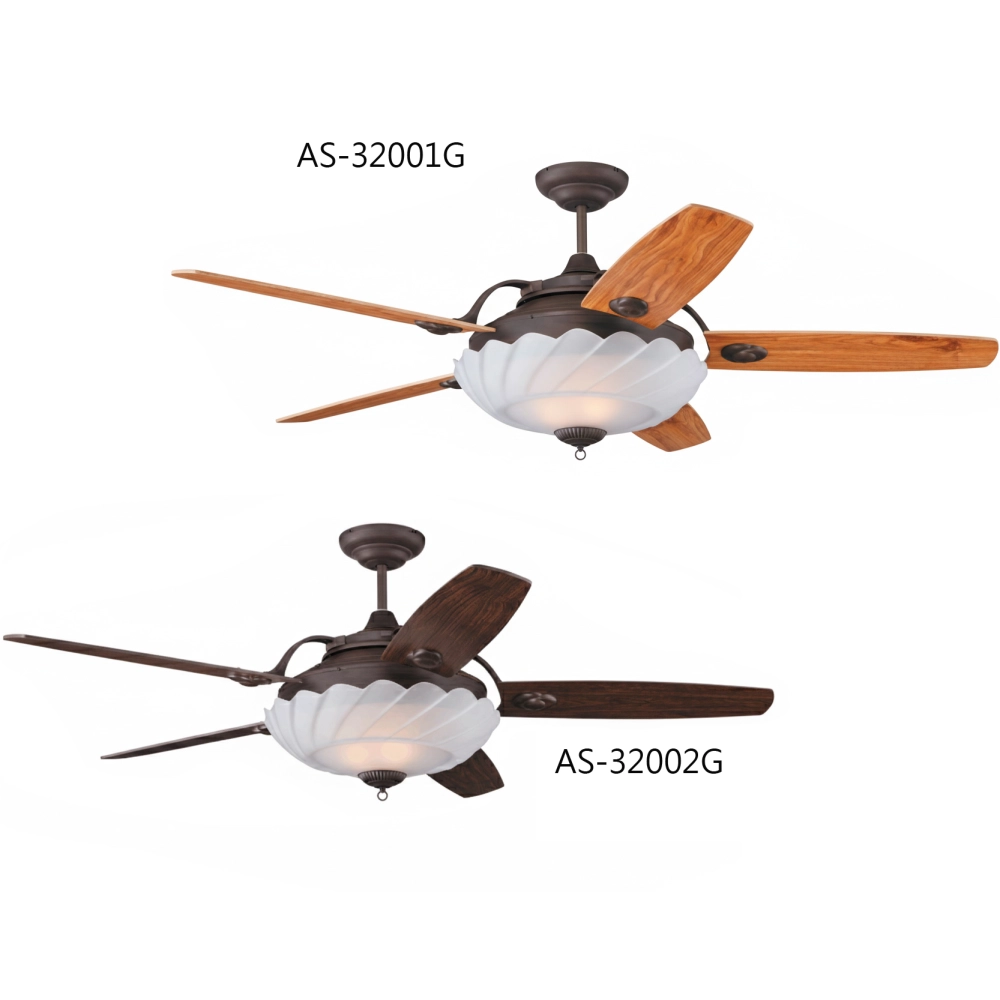 領航者 65吋吊扇+吊扇燈6+2燈 附遙控器 AS-32001G  AS-32002G