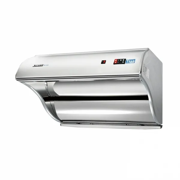 深罩斜背不鏽鋼排油煙機 高速二級增壓馬達(直吸式)  PR-1029E(90cm電熱除油)