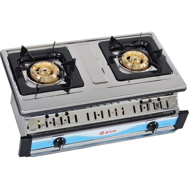 JG-375 兩環銅製爐頭雙口崁爐