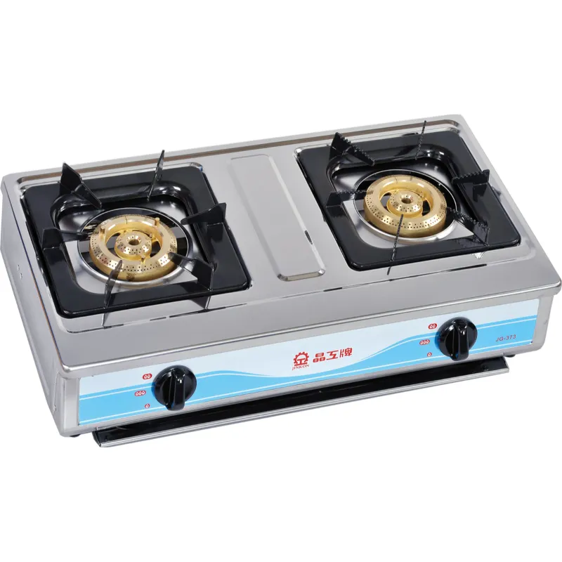JG-373 兩環銅製爐頭雙口檯爐