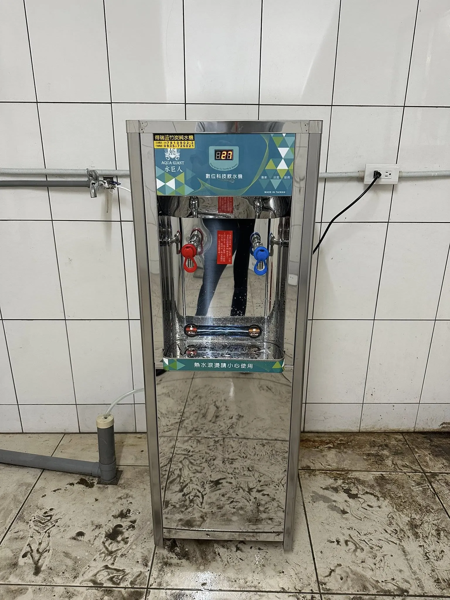 感謝台南市六甲區客戶-安裝水巨人兩溫飲水機