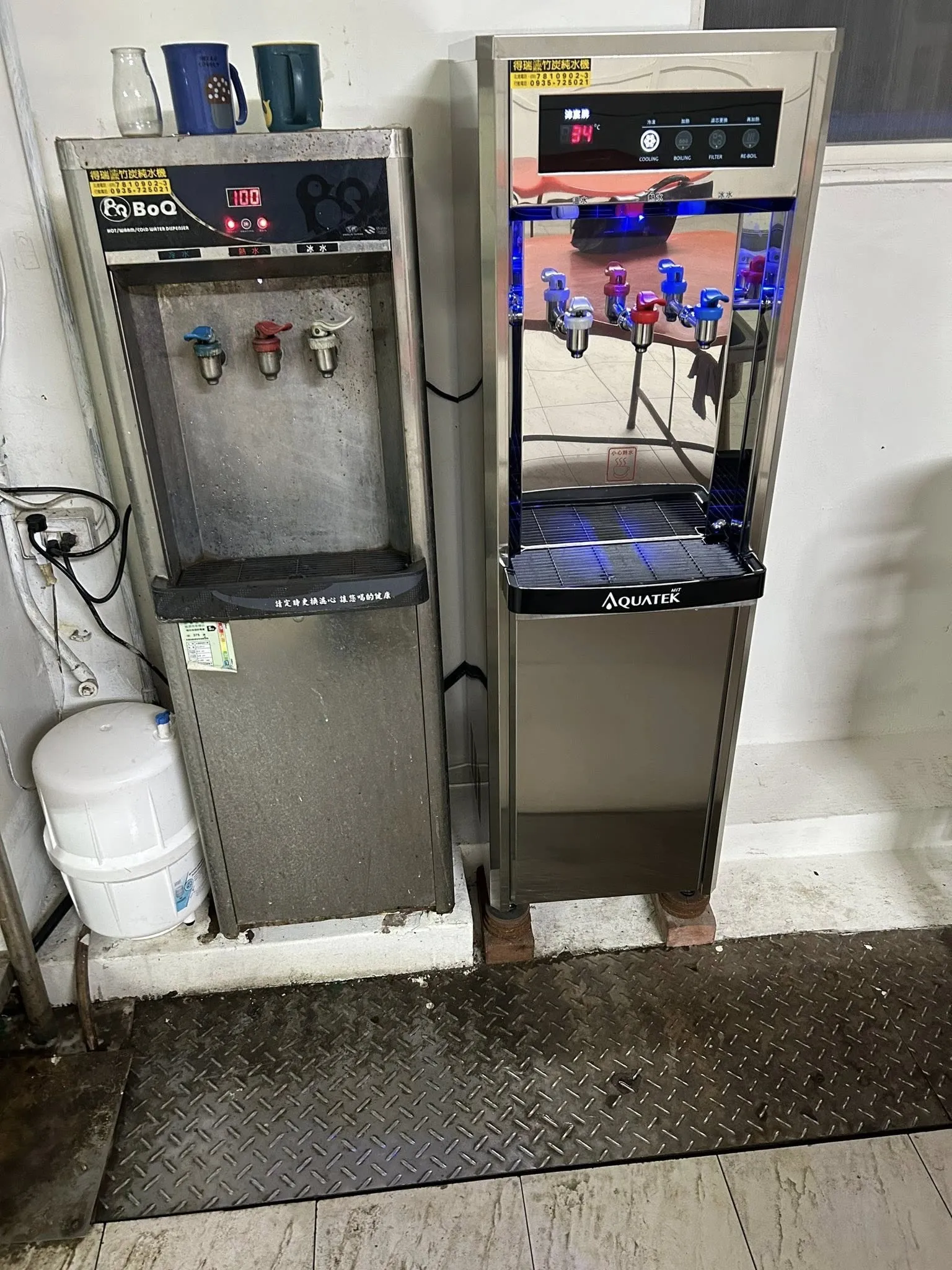 雲林縣褒忠鄉駿泰食品有限公司-安裝沛宸牌直立式冰溫熱飲水機