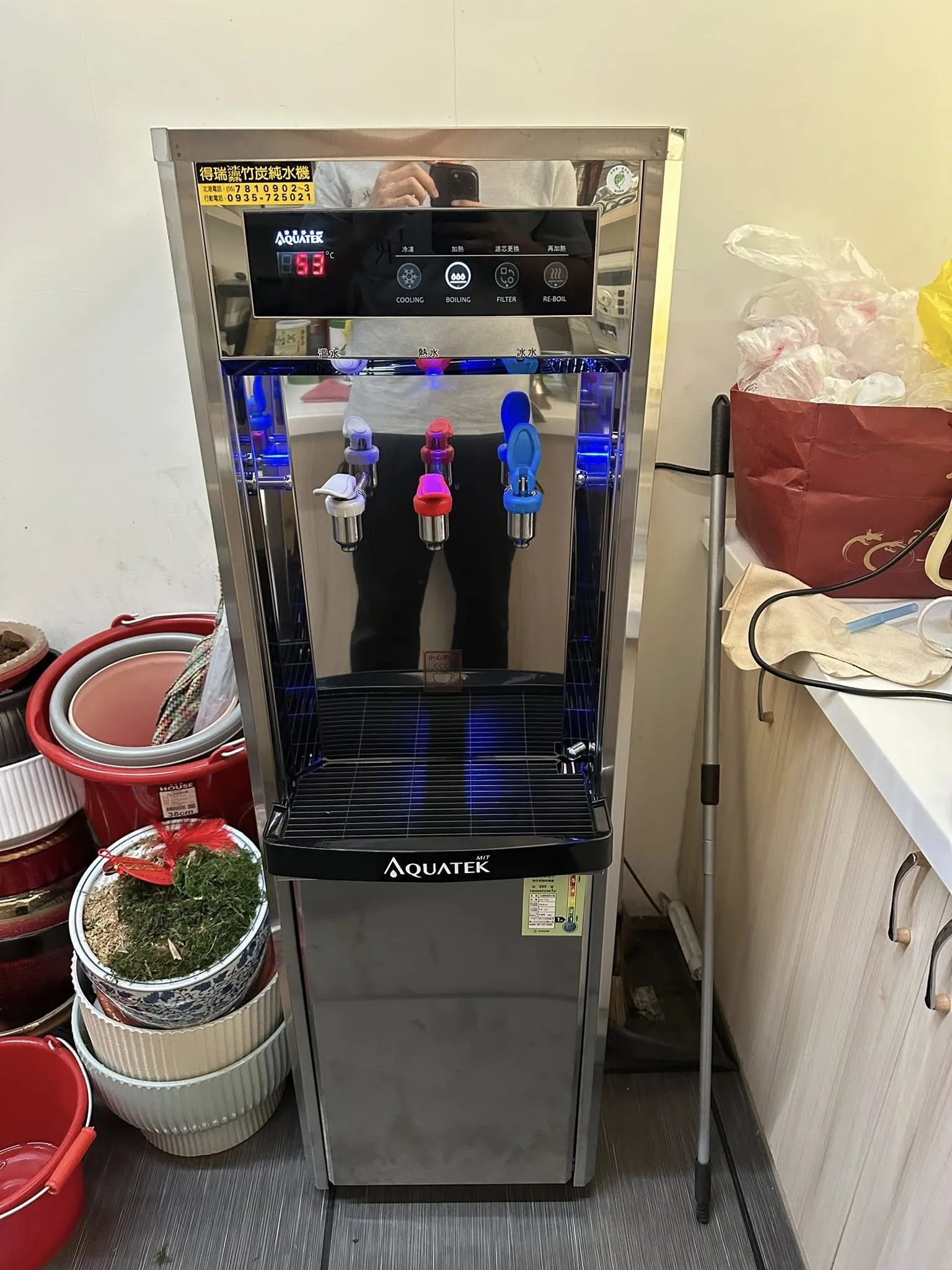 嘉義縣太保市嘉義縣政府-安裝沛宸牌冰溫熱直立式飲水機