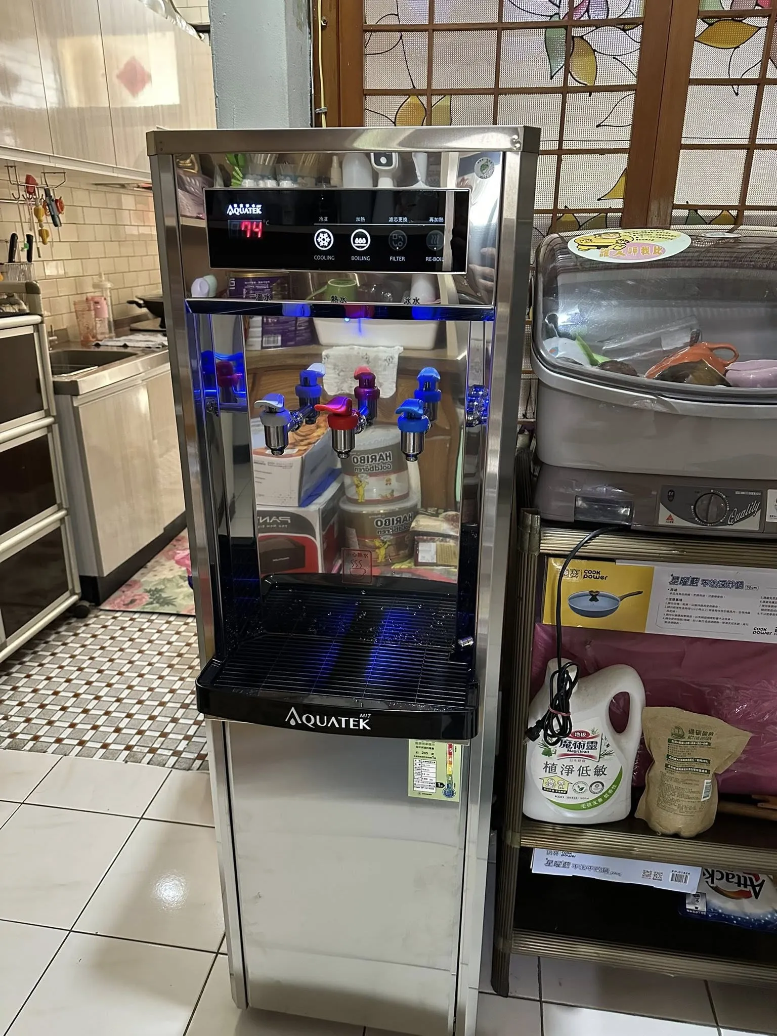 嘉義市-感謝嘉義市客戶安裝沛宸牌冰溫熱直立式飲水機