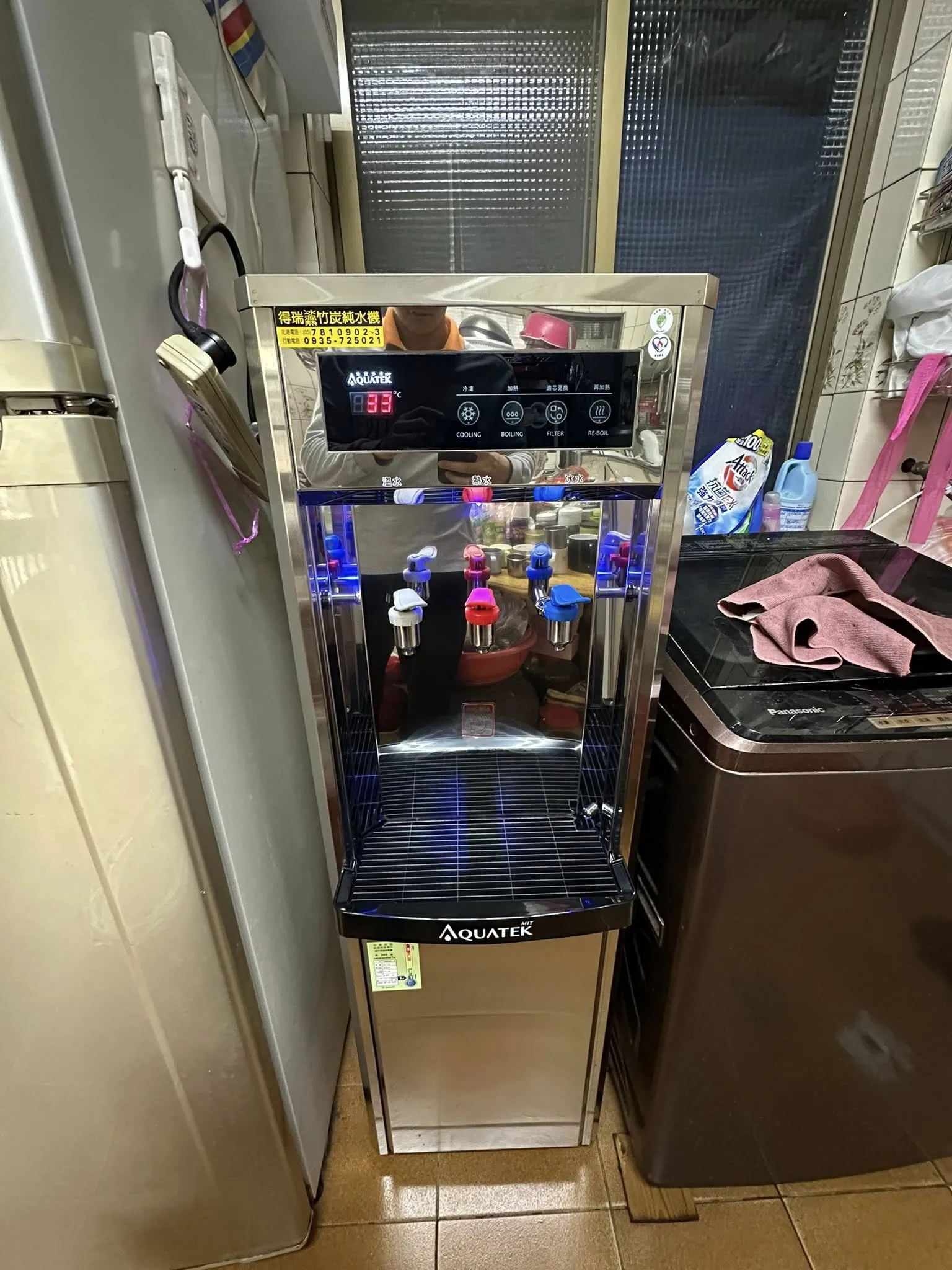 嘉義縣新港鄉-感謝嘉義縣新港鄉客戶安裝沛宸牌冰溫熱直立式飲水機