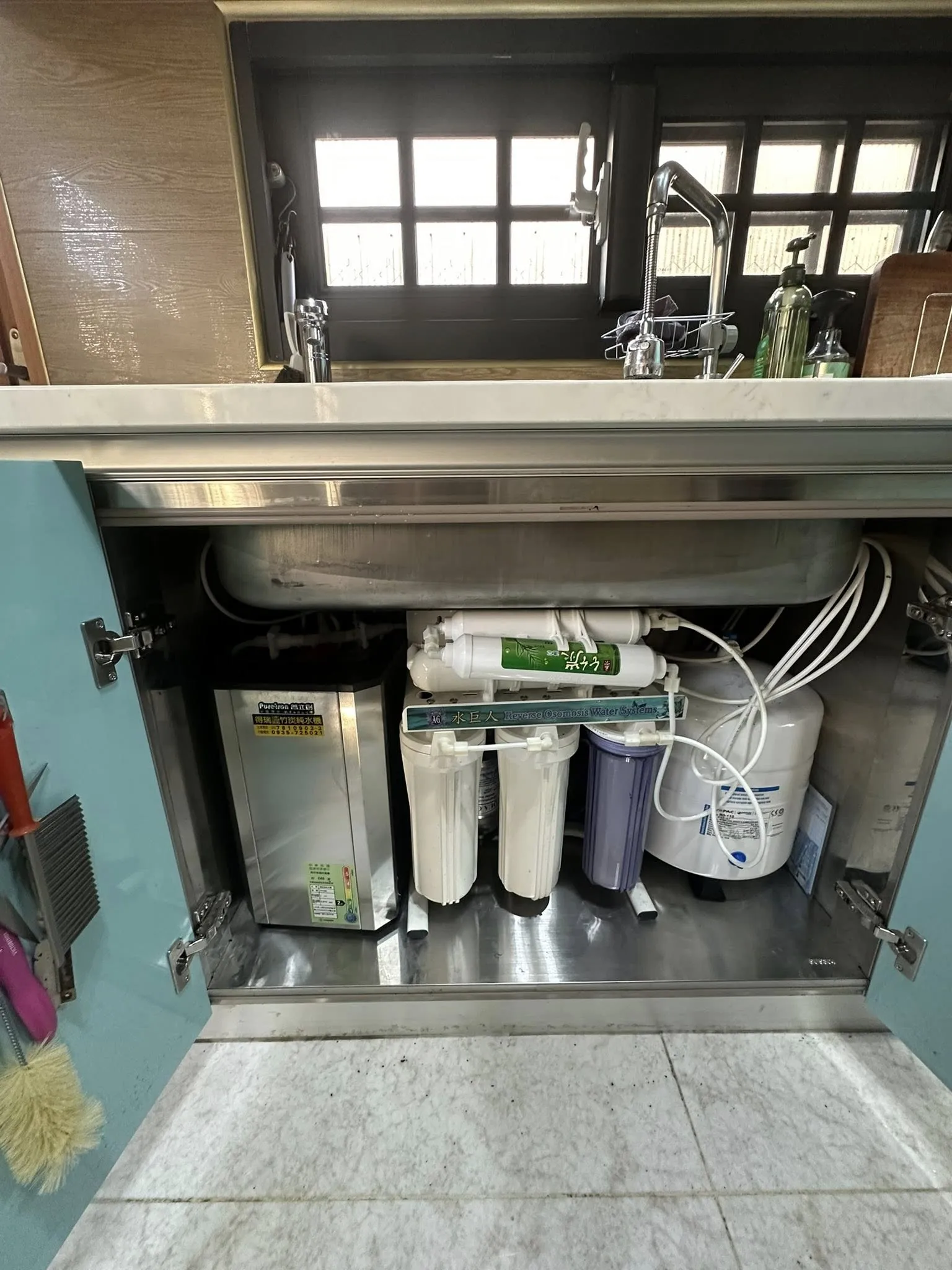 嘉義縣新港鄉-感謝嘉義縣新港鄉客戶安裝普立創廚下型兩溫飲水機