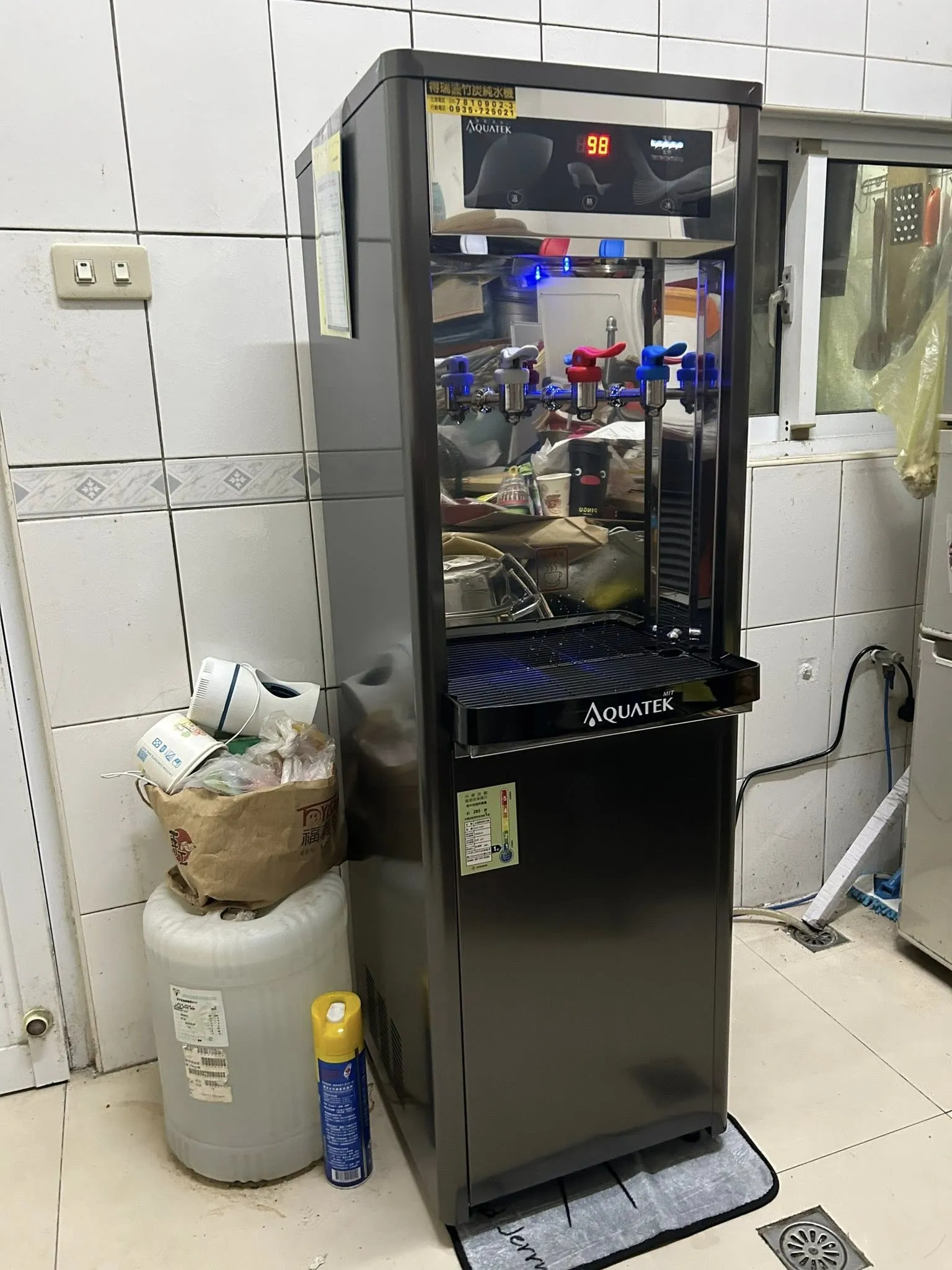 嘉義縣太保市 - 感謝嘉義縣太保市客戶安裝沛宸牌冰溫熱直立式飲水機