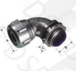 防水金屬盒接頭90度