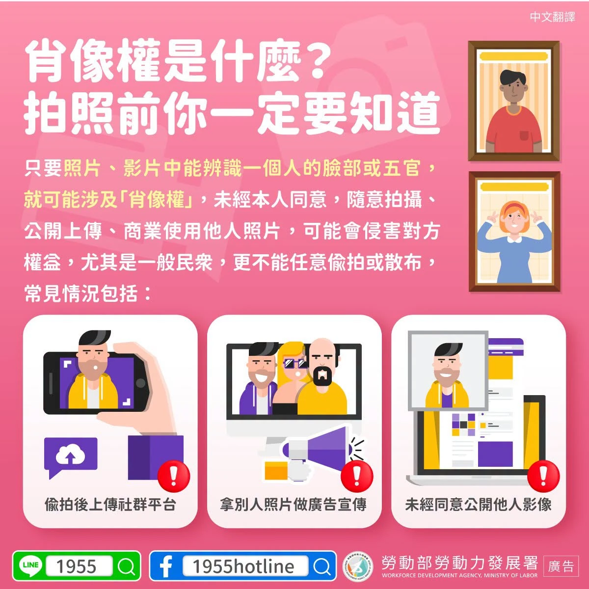 多國語言版-肖像權是什麼?