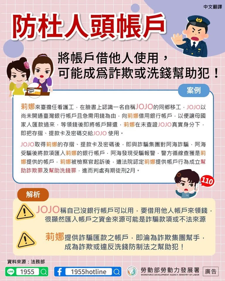 多國語言版-防杜人頭帳戶