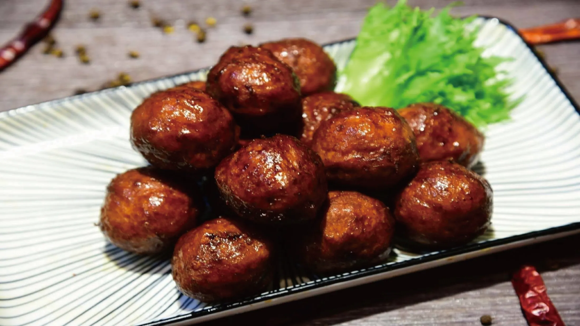 黑豬肉貢丸