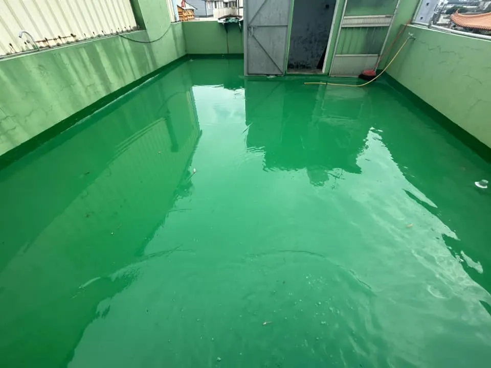 #屋頂防水工程 #PU塗料防水地坪