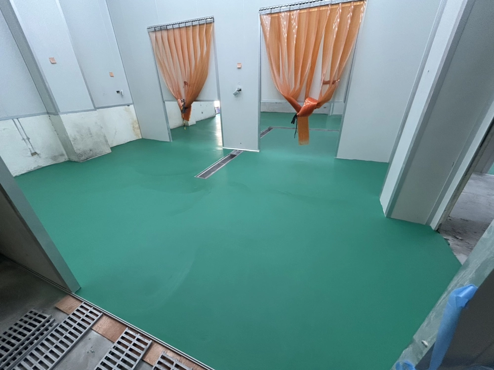 果汁食品工廠-食品級聚氨酯工業地坪