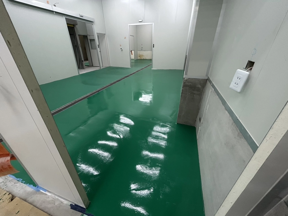 果汁食品工廠-食品級聚氨酯工業地坪