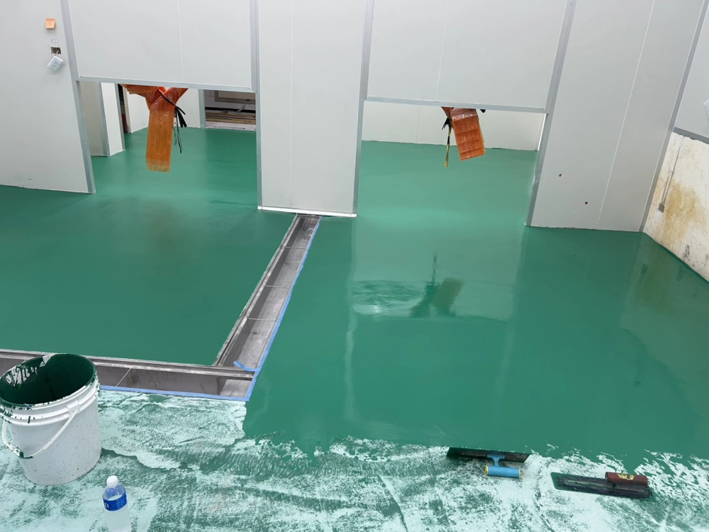 果汁食品工廠-食品級聚氨酯工業地坪