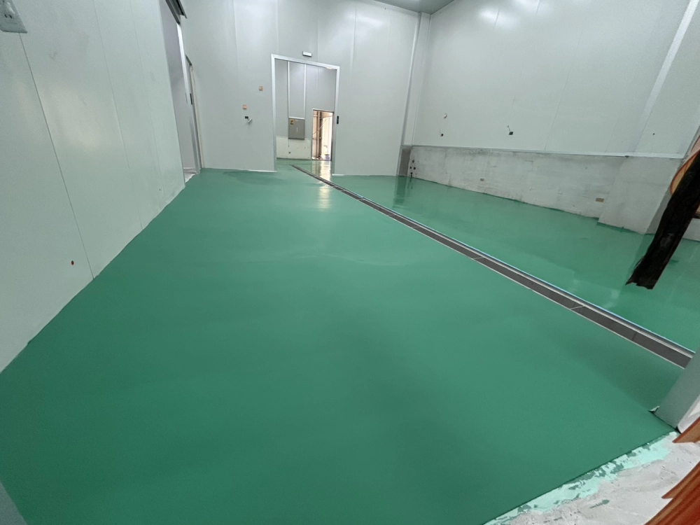 果汁食品工廠-食品級聚氨酯工業地坪