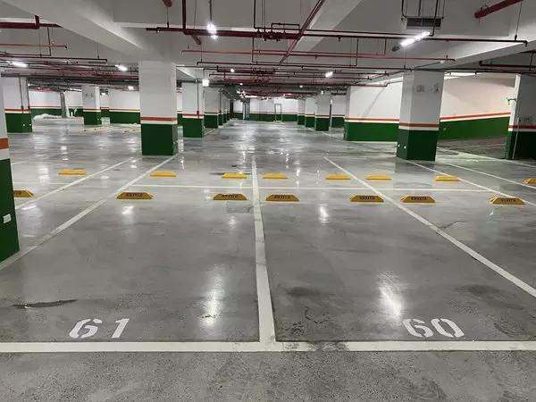 胡連精密地下停車場-滲透型晶化地坪